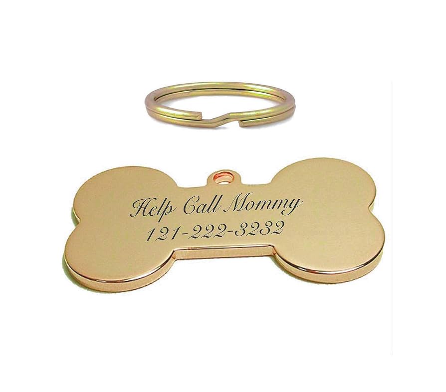 Personalized Dog ID Tag (Bone Shape)